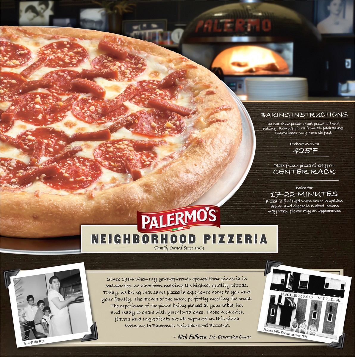 slide 5 of 9, Palermo's Neighborhood Pizzeria Pepperoni Pizza 23.15 oz, 23.15 oz