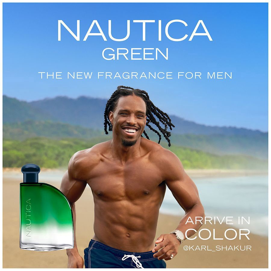slide 3 of 5, Nautica Green Fragrance Eau De Toilette, 3.3 fl oz