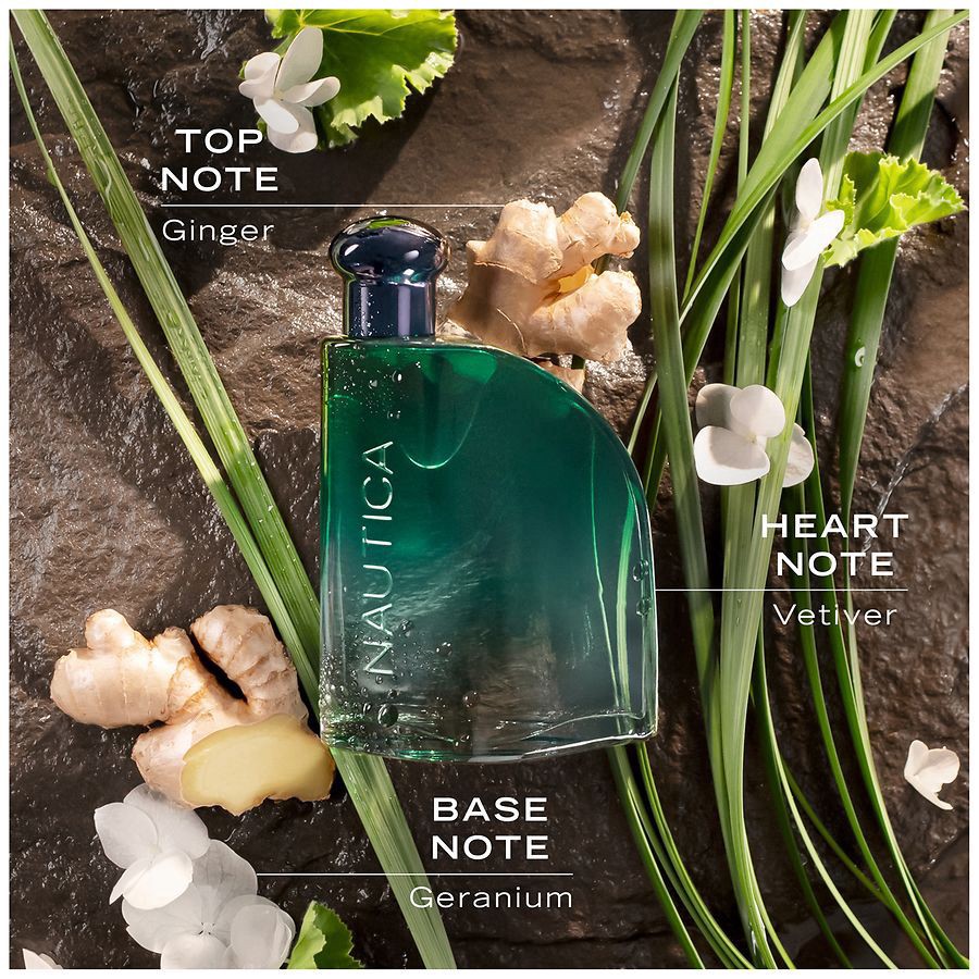 slide 2 of 5, Nautica Green Fragrance Eau De Toilette, 3.3 fl oz