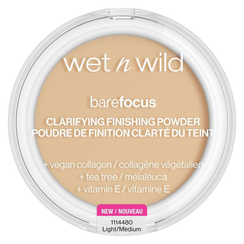 slide 1 of 5, wet n wild Bare Focus Finish Setting Powder - Light/Medium - 0.27oz, 0.27 oz