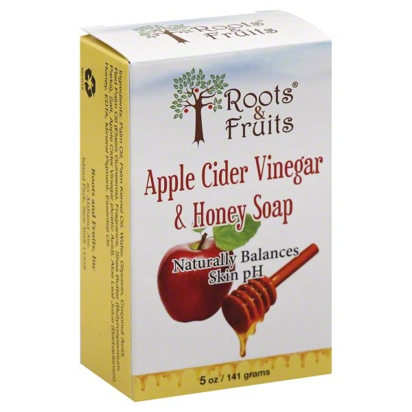 slide 1 of 1, Root & Bar Soap Apple Cdr & Honey, 5 oz