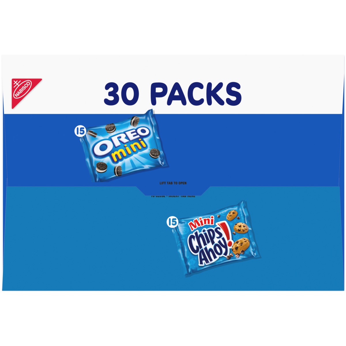 slide 4 of 14, Nabisco Oreo/Chips Ahoy! Cookies Mini 30 ea, 30 oz