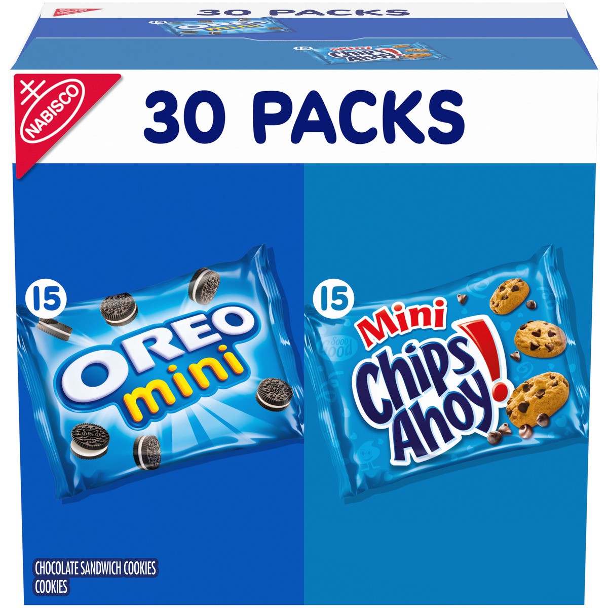 slide 8 of 14, Nabisco Oreo/Chips Ahoy! Cookies Mini 30 ea, 30 oz