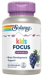 Solaray Focus For Children Grape 60Che