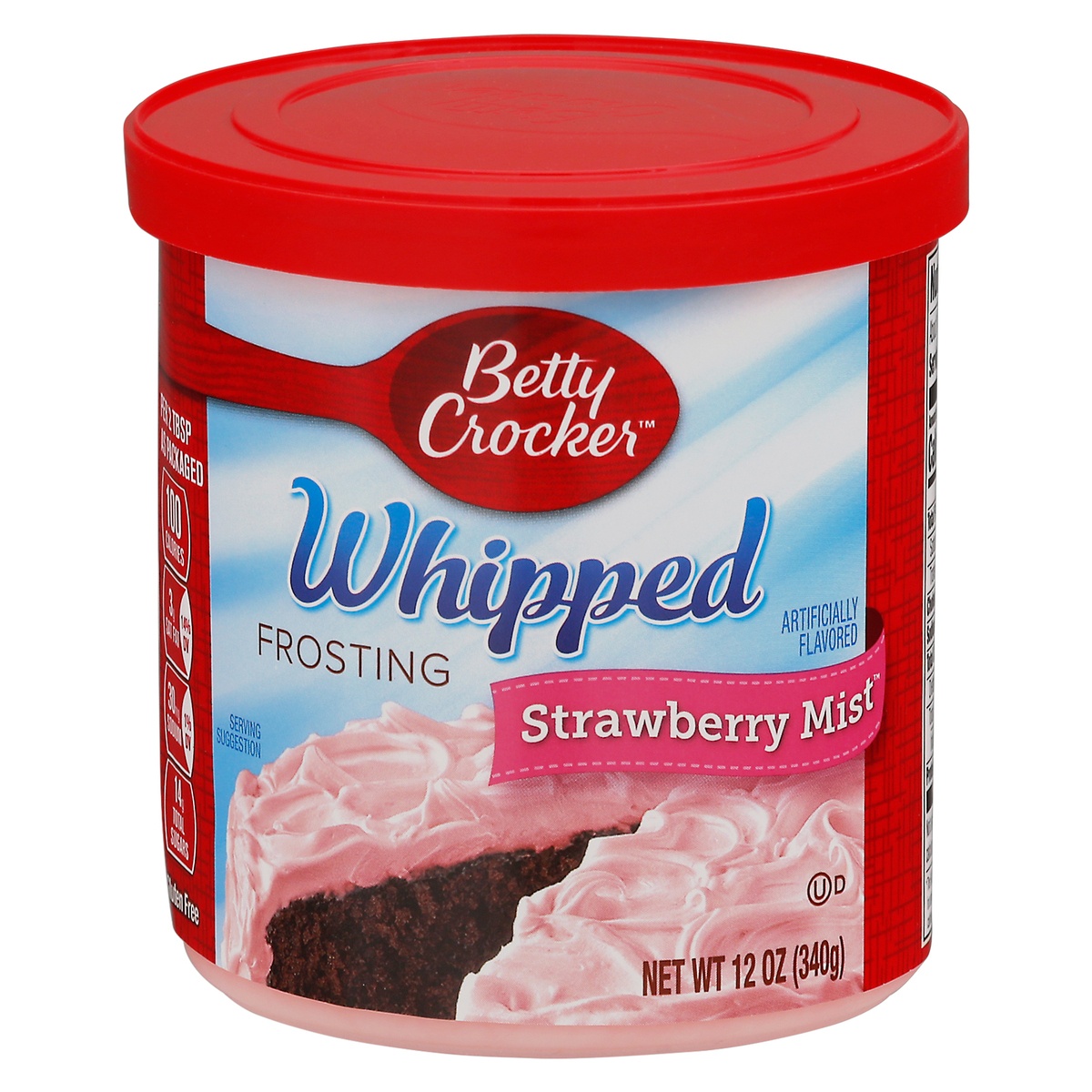 slide 1 of 1, Betty Crocker Whipped Strawberry Mist Frosting 12 oz, 12 oz