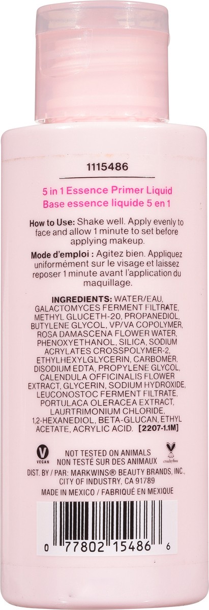 slide 4 of 9, wet n wild 5 in 1 Essence Primer Liquid 2.1 fl oz, 2.10 fl oz