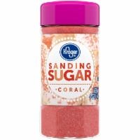 slide 1 of 1, Kroger Coral Sanding Sugar, 4 oz