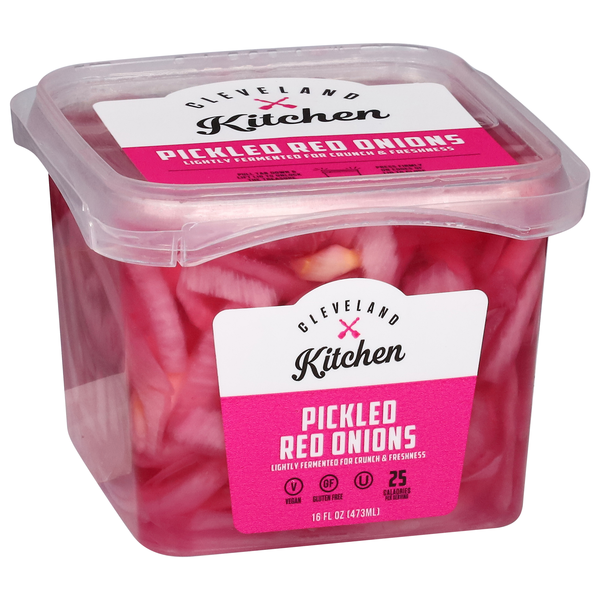 slide 1 of 1, Cleveland Kitchen Pickled Red Onions - 16 fl oz, 16 oz
