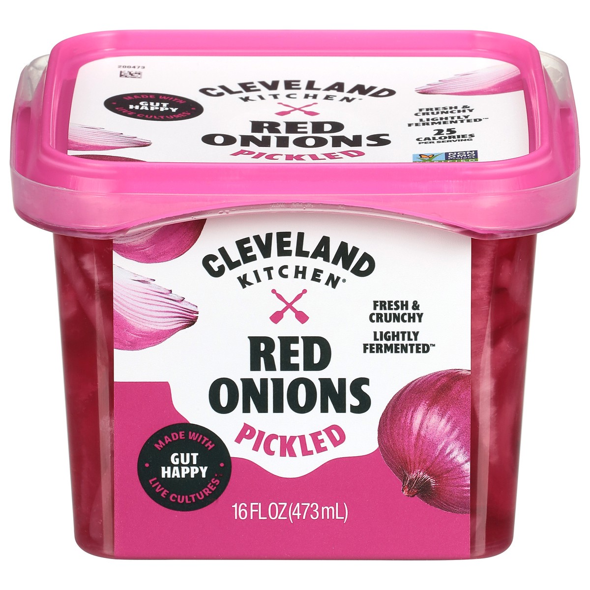 slide 1 of 14, Cleveland Kitchen Pickled Red Onions - 16 fl oz, 16 oz