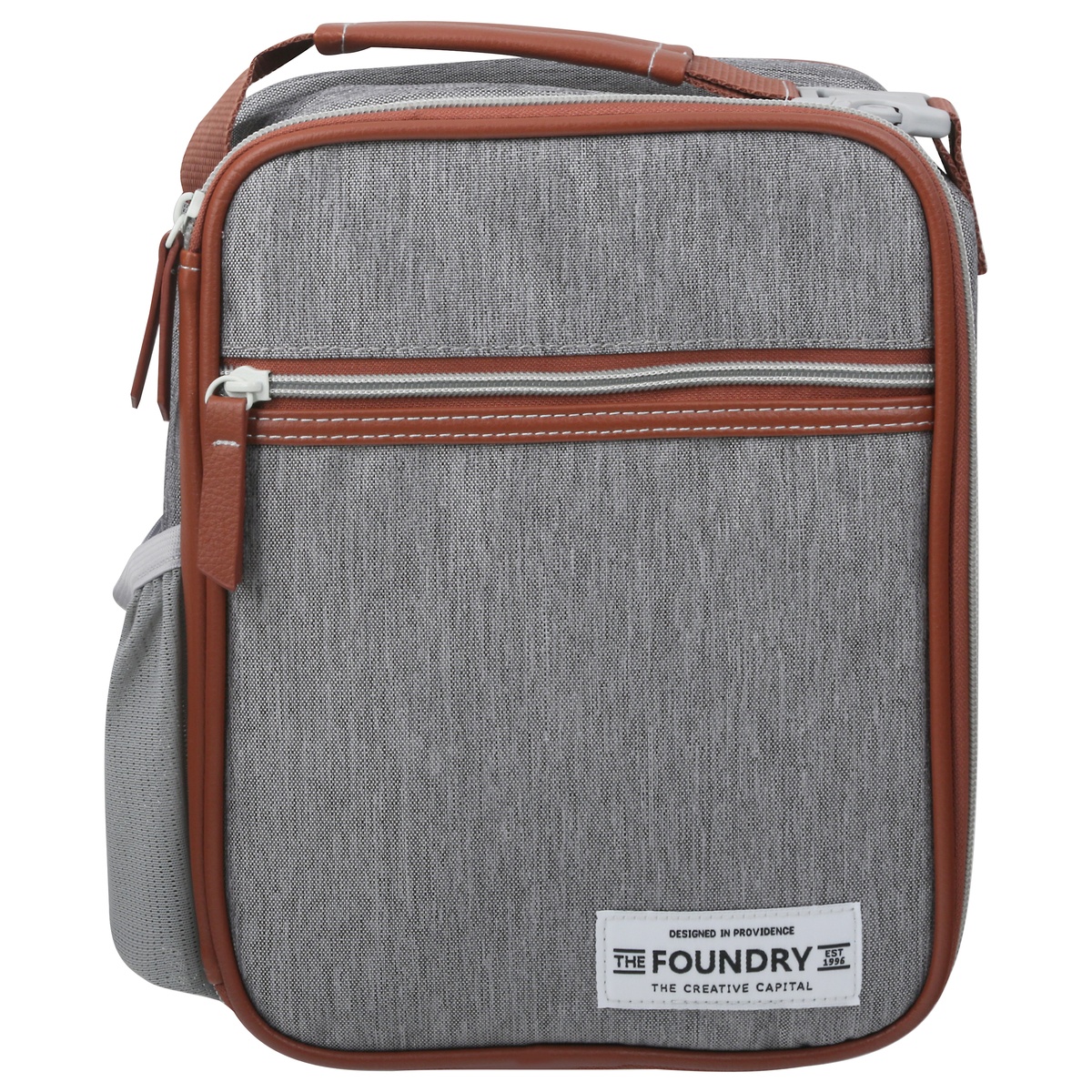 slide 1 of 1, Fit & Fresh Foundry Thayer Gray Lunch Box, 1 ct