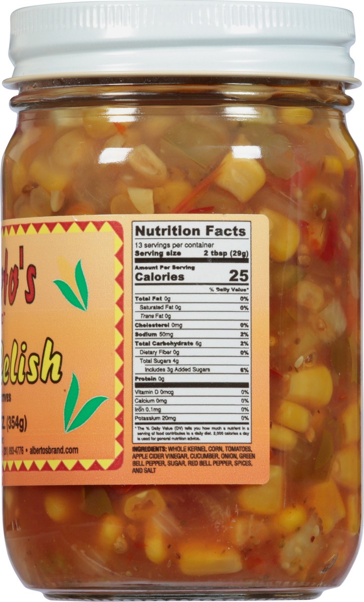 slide 7 of 14, Alberto's Corn Relish 12.5 oz, 12.5 oz