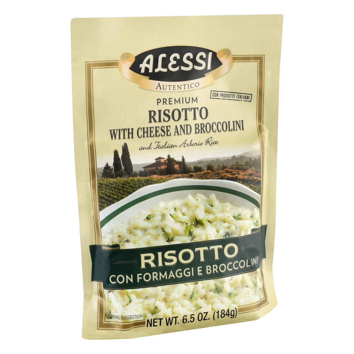 slide 2 of 9, Alessi Premium With Cheese And Broccolini Risotto 6.5 oz, 6.5 oz