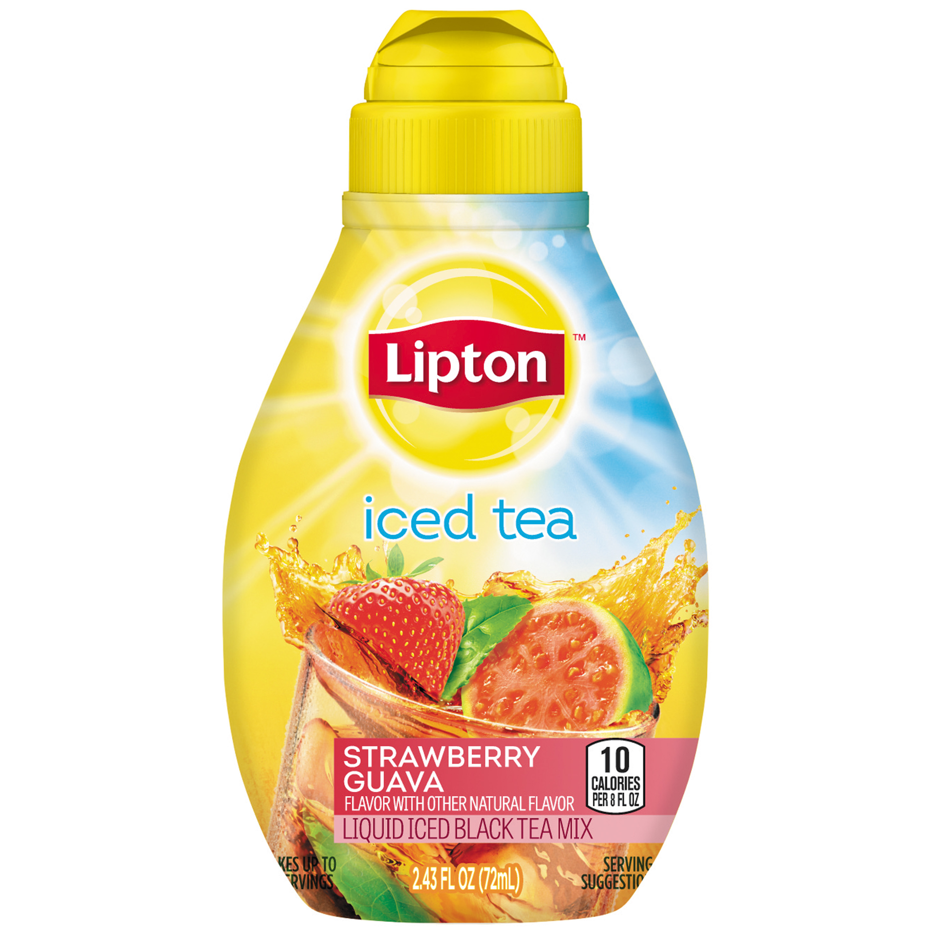 slide 2 of 2, Lipton Liquid Iced Tea Mix Strawberry Guava, 2.43 oz, 2.43 oz