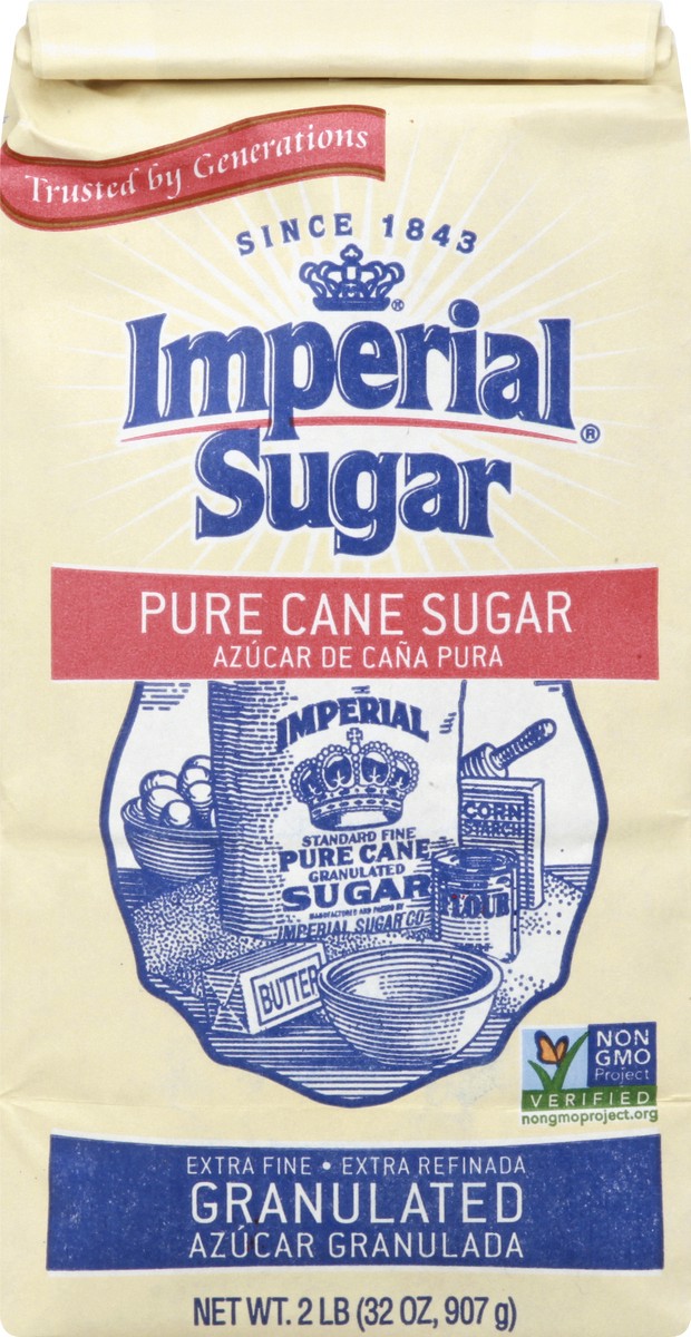 slide 3 of 13, Imperial Sugar Granulated Pure Cane Sugar, 2 lb