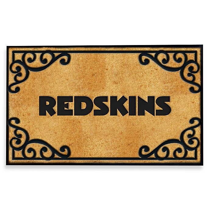 slide 1 of 1, NFL Washington Redskins Door Mat, 1 ct