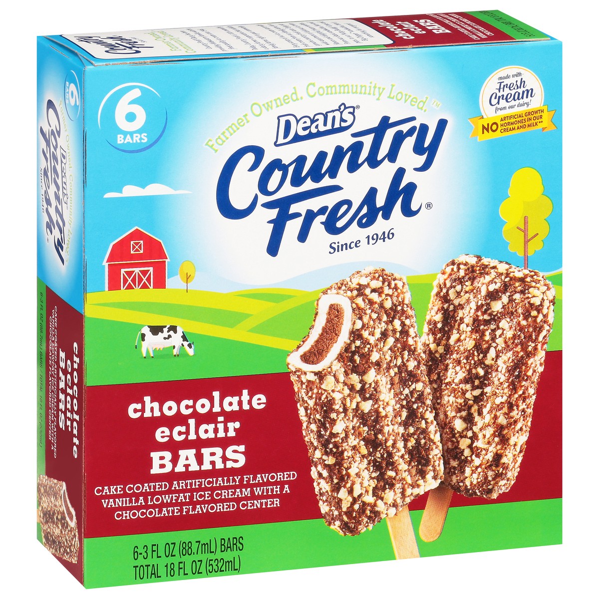 slide 17 of 17, Country Fresh Chocolate Eclair Bars, 6 fl oz