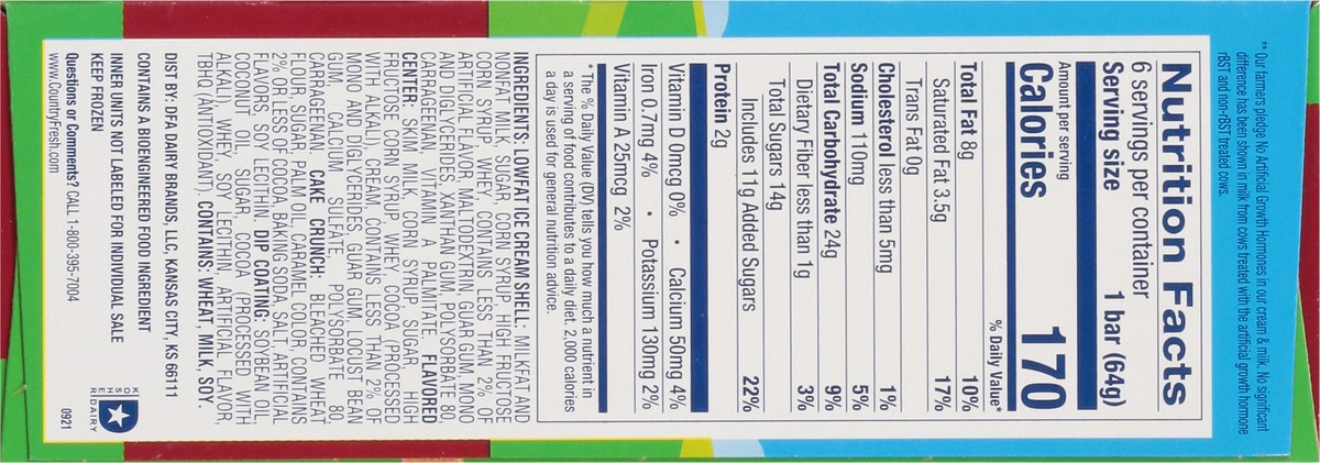 slide 15 of 17, Country Fresh Chocolate Eclair Bars, 6 fl oz