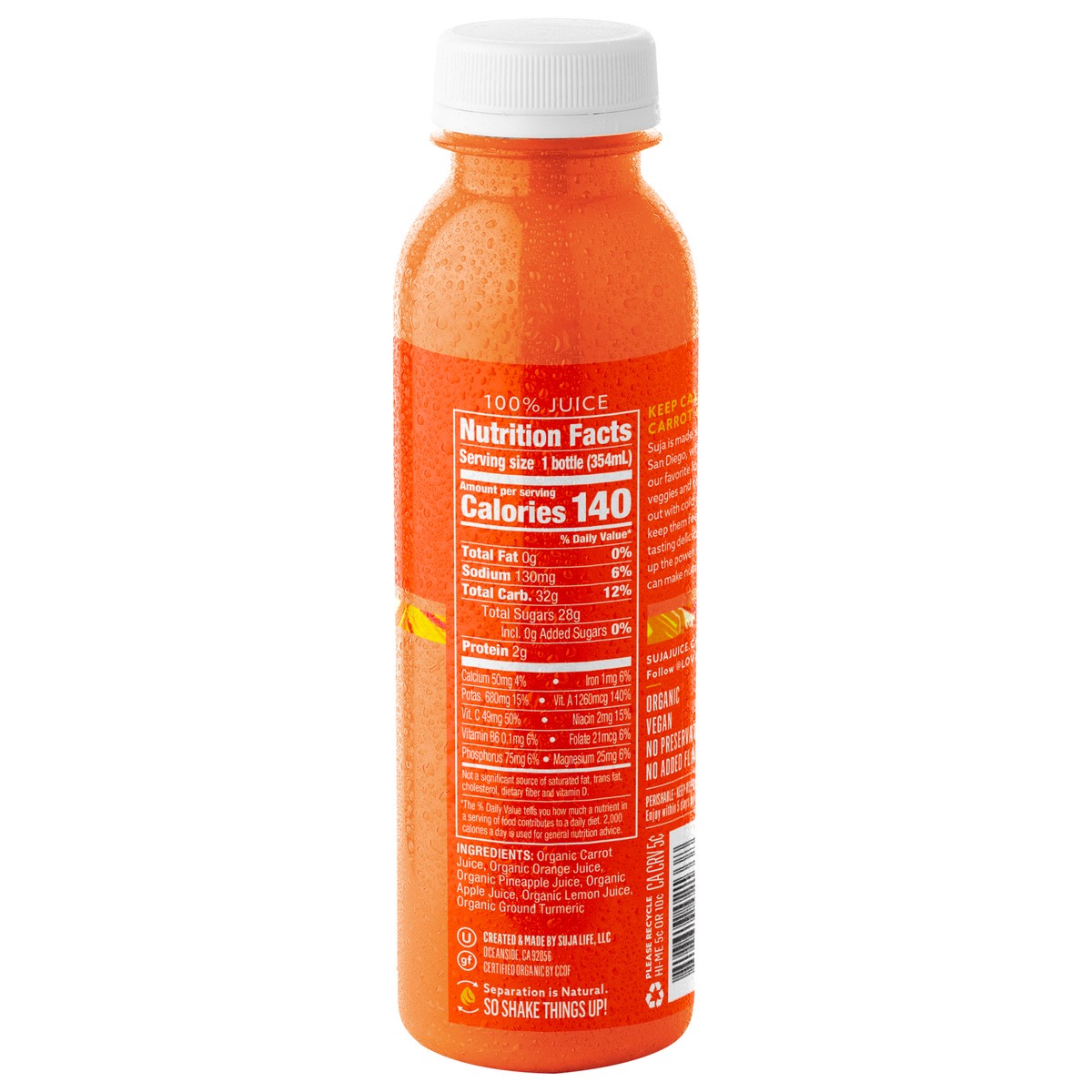 slide 8 of 11, Suja Vegetable & Fruit Juice, 12 oz