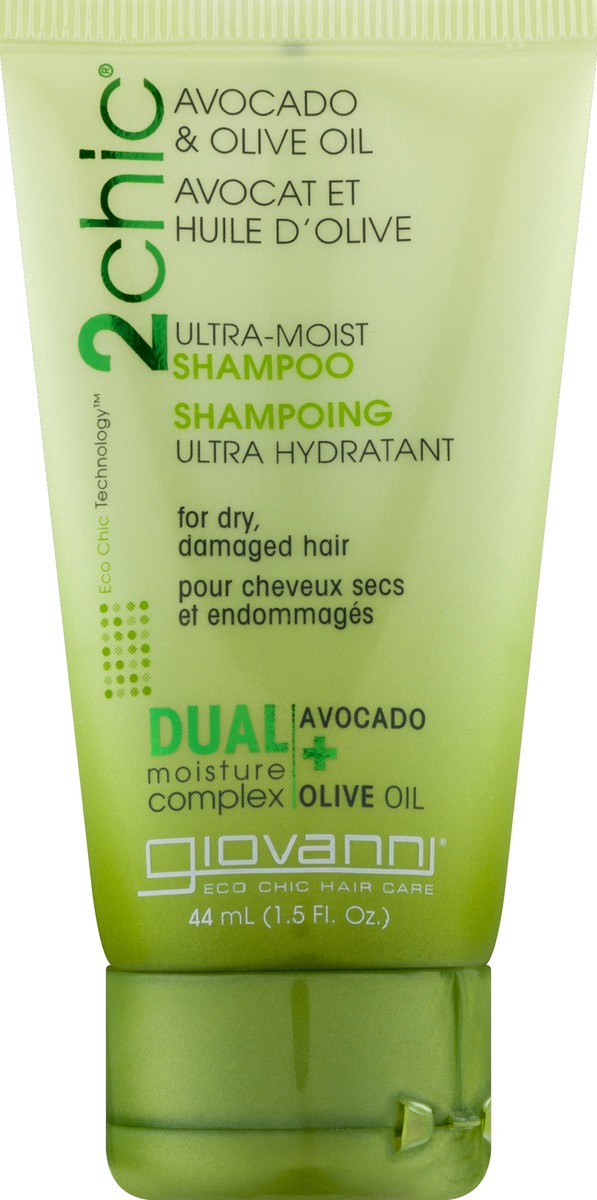 slide 2 of 3, Giovanni Shampoo, Avocado & Olive Oil, Ultra-Moist, 1.5 oz