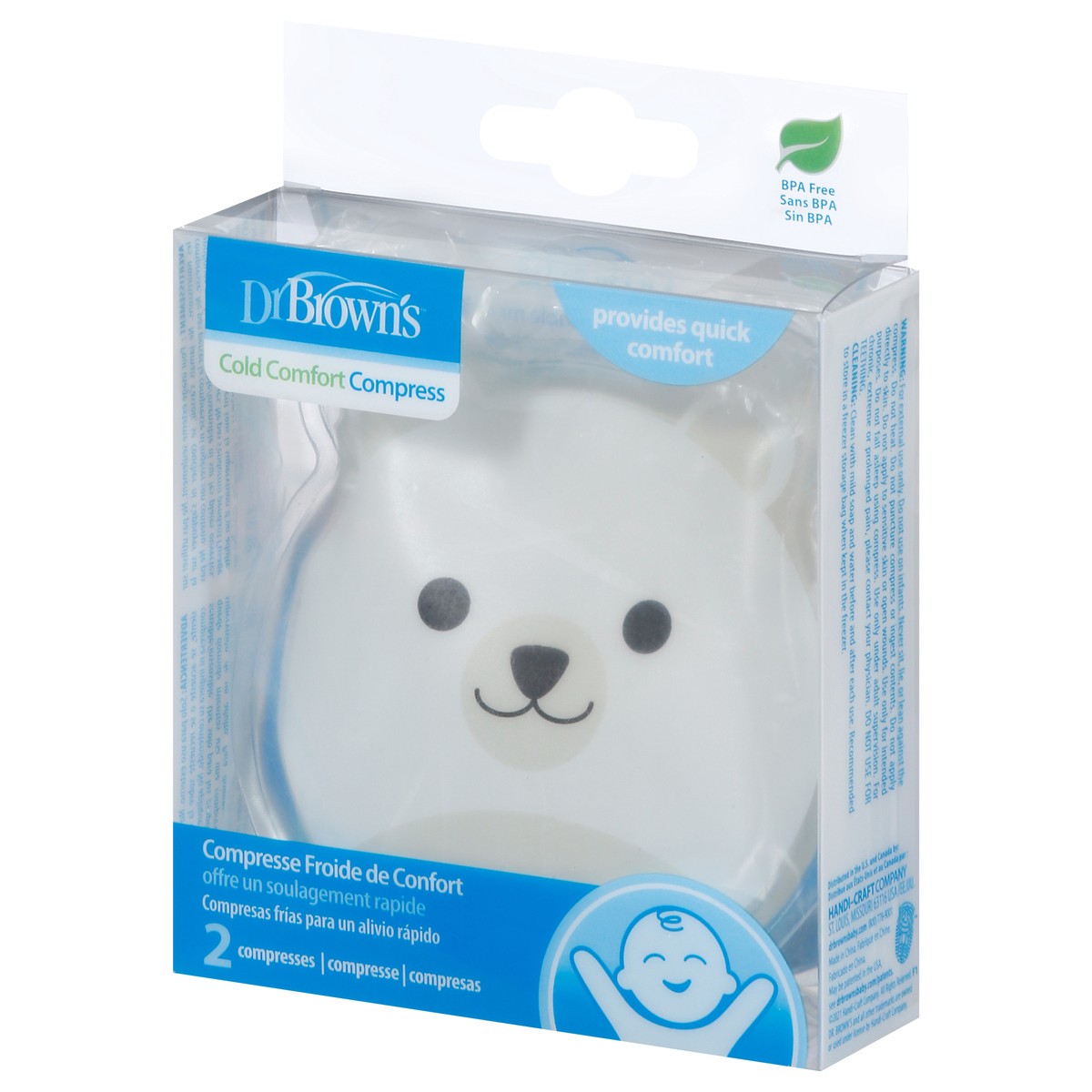 slide 2 of 12, Dr. Brown's Cold Comfort Compress, 2 ct