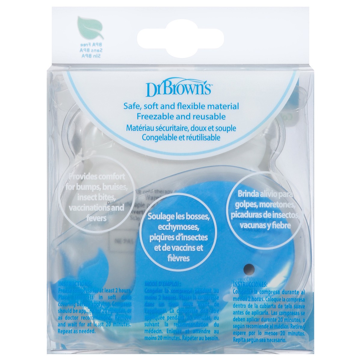 slide 7 of 12, Dr. Brown's Cold Comfort Compress, 2 ct