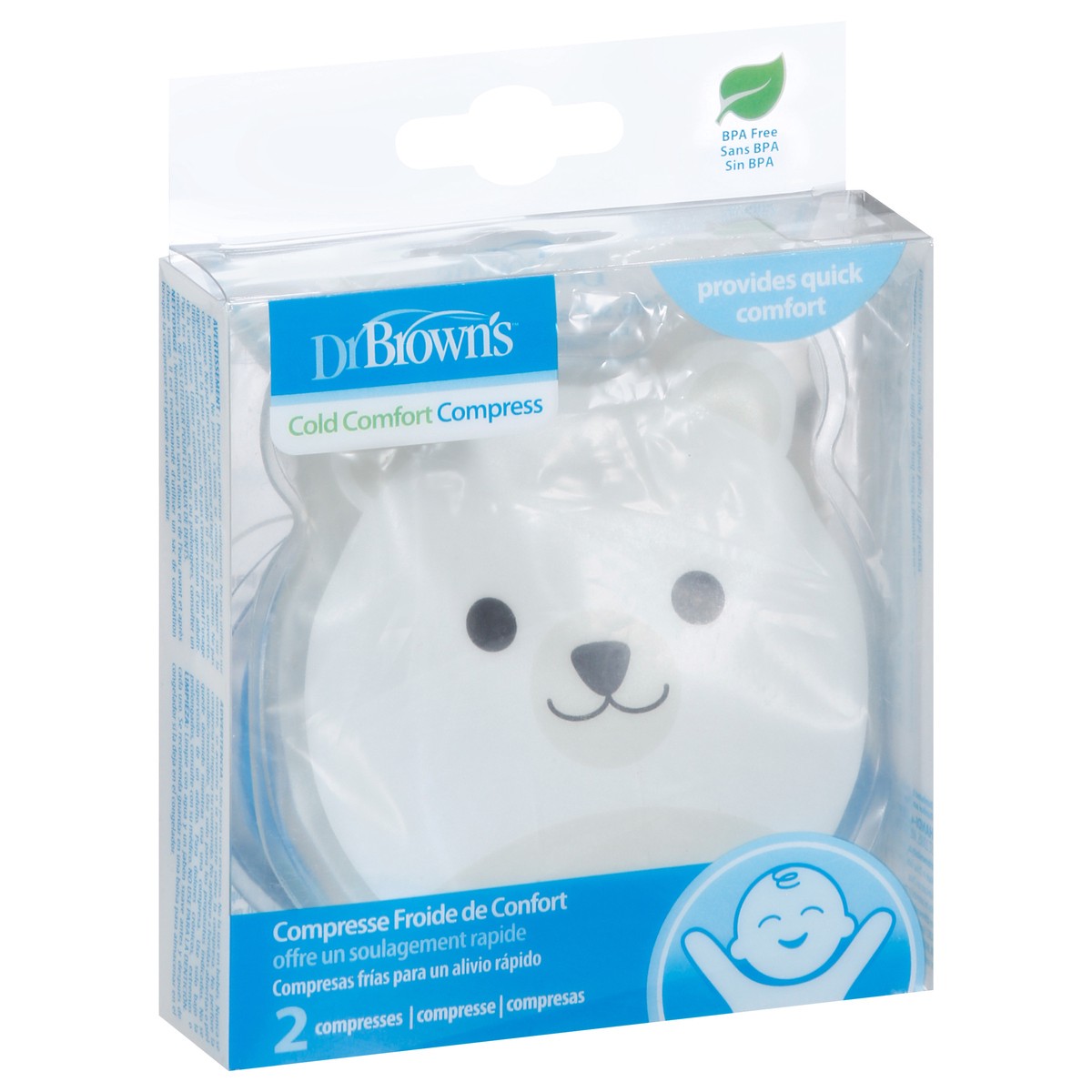 slide 9 of 12, Dr. Brown's Cold Comfort Compress, 2 ct