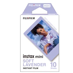 Fuji Instax Mini Soft Lavender Instant Film, 10 Pack