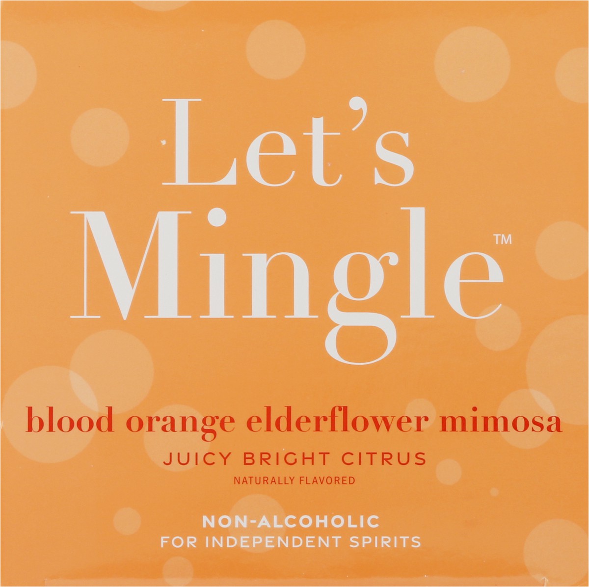 slide 9 of 9, Mingle Blood Orange Elderflower Mimosa Mocktails - 4 ct, 1 ct