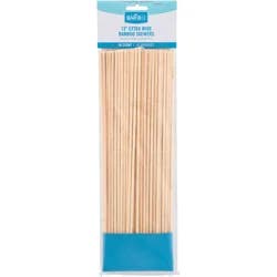 Mr. Bar-B-Q Bamboo Skewers, Extra Wide, 12 in