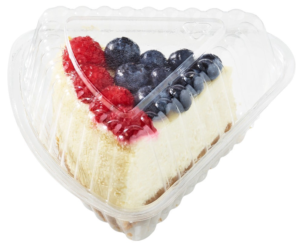 slide 2 of 2, Private Selection Red & Blue Cheesecake Slice, 1 ct