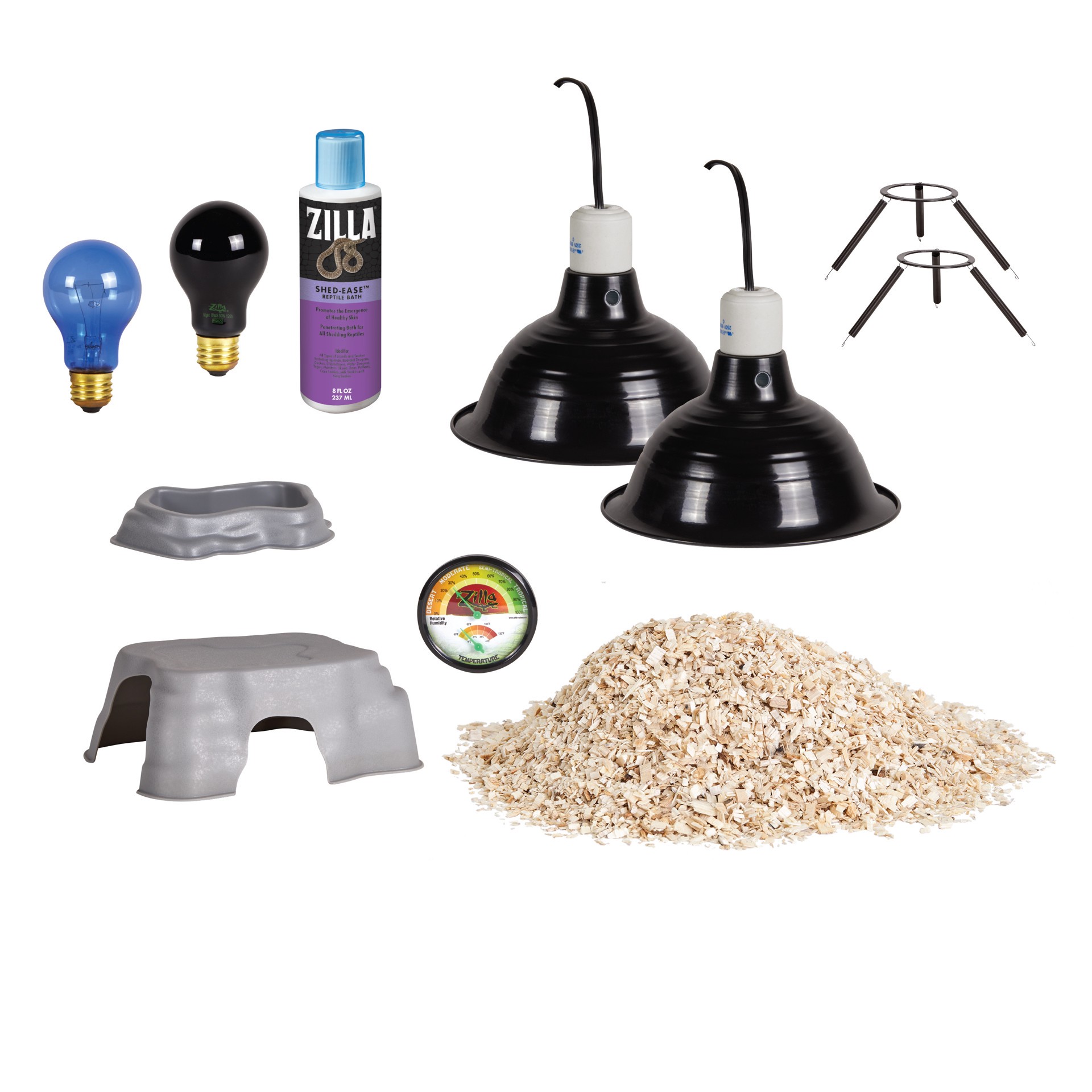 slide 4 of 5, Zilla Snake Habitat Accessory Kit, 20 L-60 BR, 1 ct