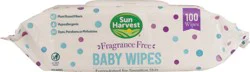 Sun Harvest Baby Wipes Fragrance Free