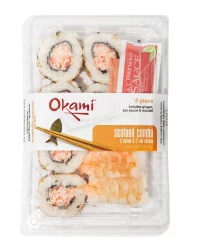 Okami Seafood Combo Sushi Rolls 8 Count