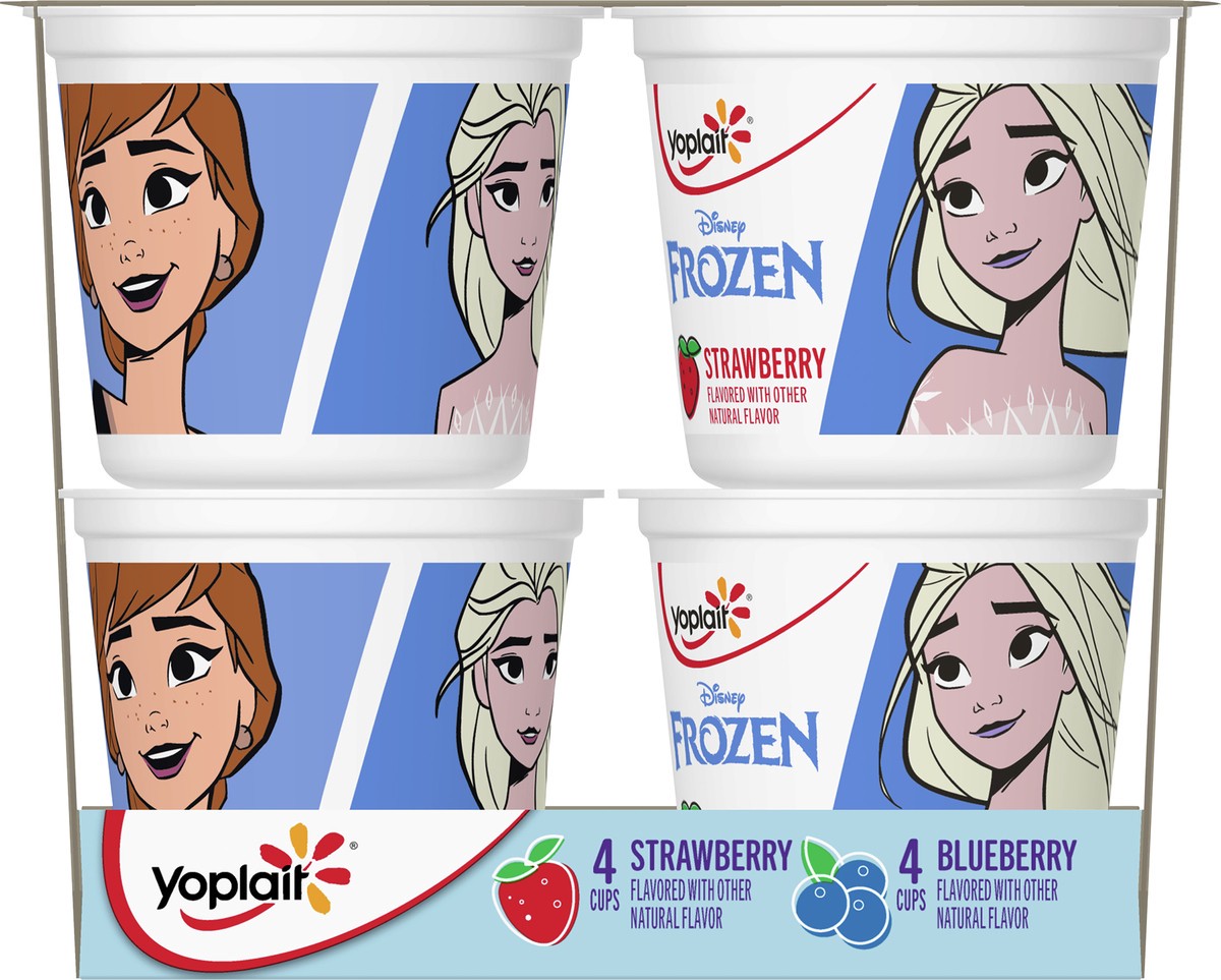 slide 5 of 9, Yoplait Low Fat Kids Yogurt, Disney Frozen Variety Pack, Gluten Free Snacks, 8 Yogurt Cups, 8 ct