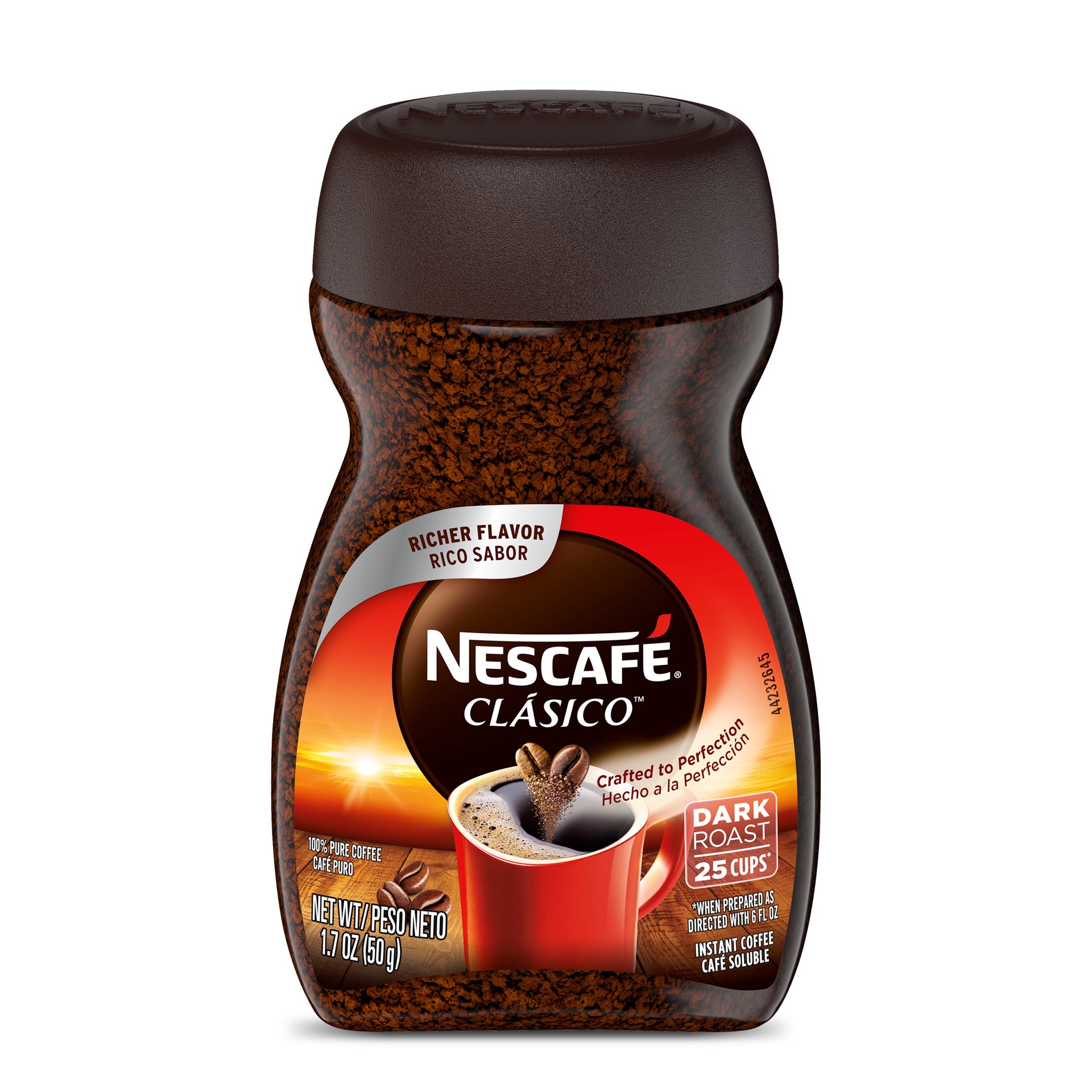 slide 1 of 4, Nescafé NESCAFÉ CLÁSICO Instant Coffee, Dark Roast, 1 Jar - 1.7 oz, 1.7 oz