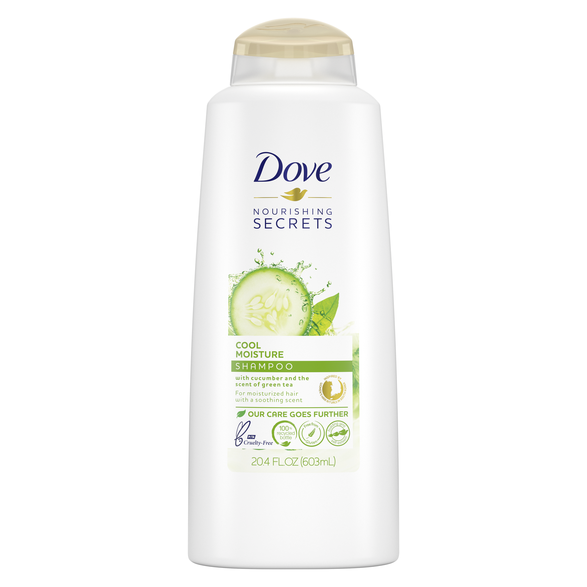 slide 3 of 4, Dove Nourishing Secrets Shampoo Cool Moisture, 20.4 oz, 20.4 fl oz