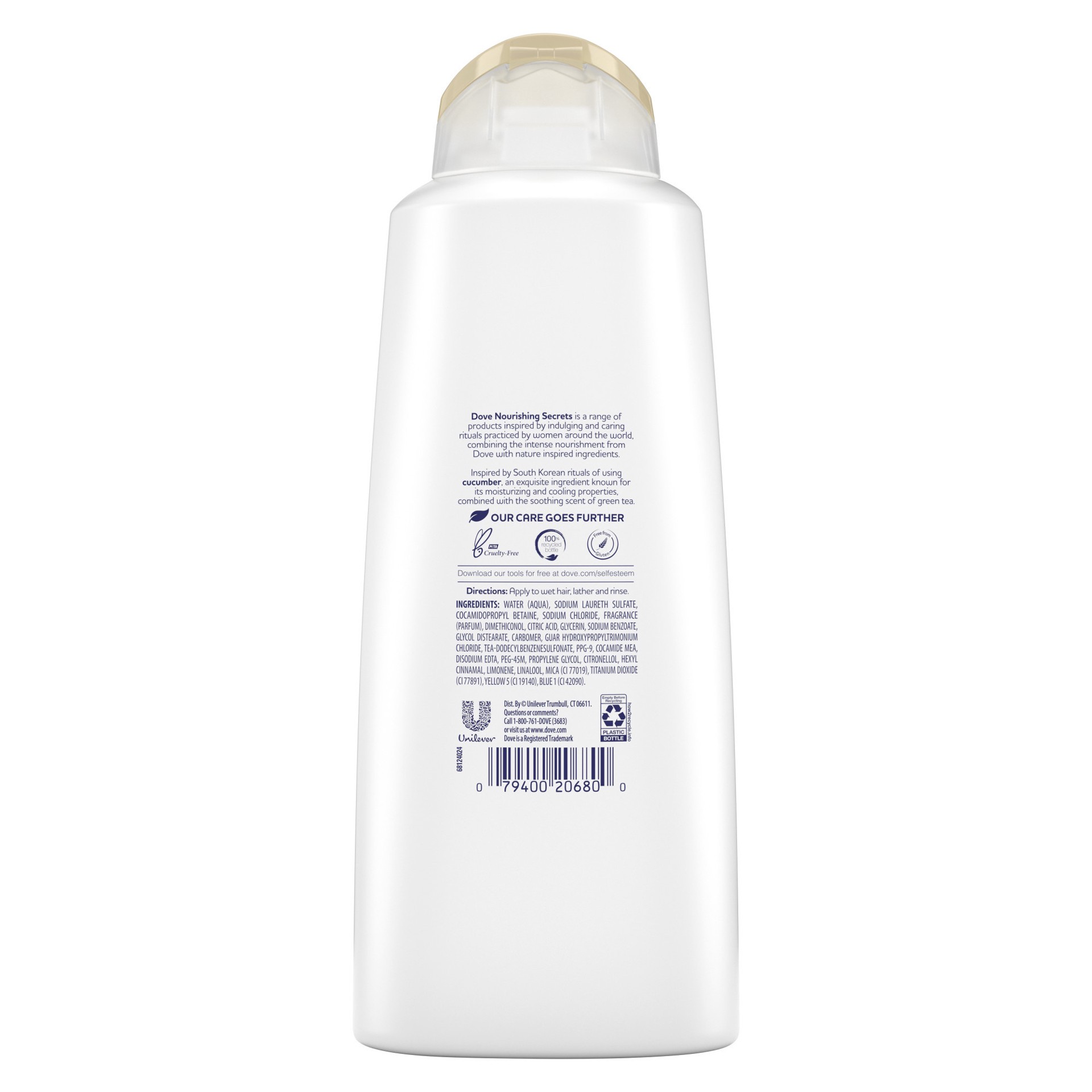 slide 4 of 4, Dove Nourishing Secrets Shampoo Cool Moisture, 20.4 oz, 20.4 fl oz