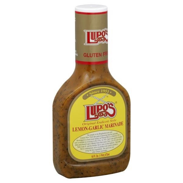 slide 1 of 1, Lupo's Marinade, Lemon-garlic, 16 fl oz