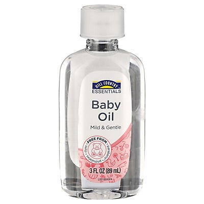 slide 1 of 1, Hill Country Fare Mild and Gentle Baby Oil, 3 oz