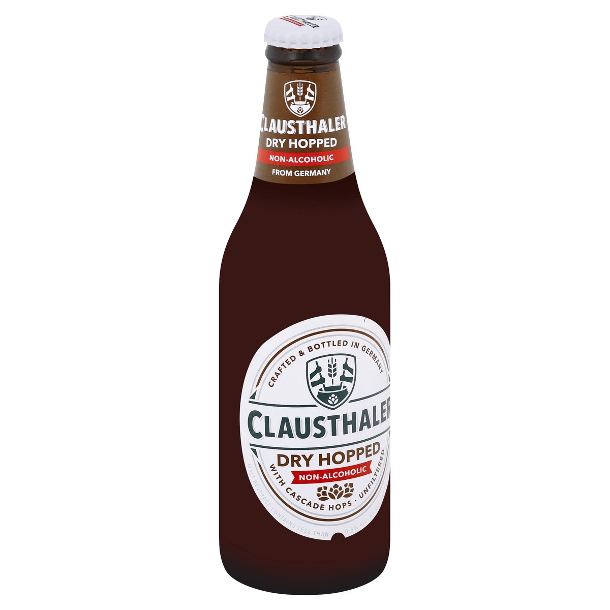 slide 3 of 9, Clausthaler Amber Sing, 12 oz