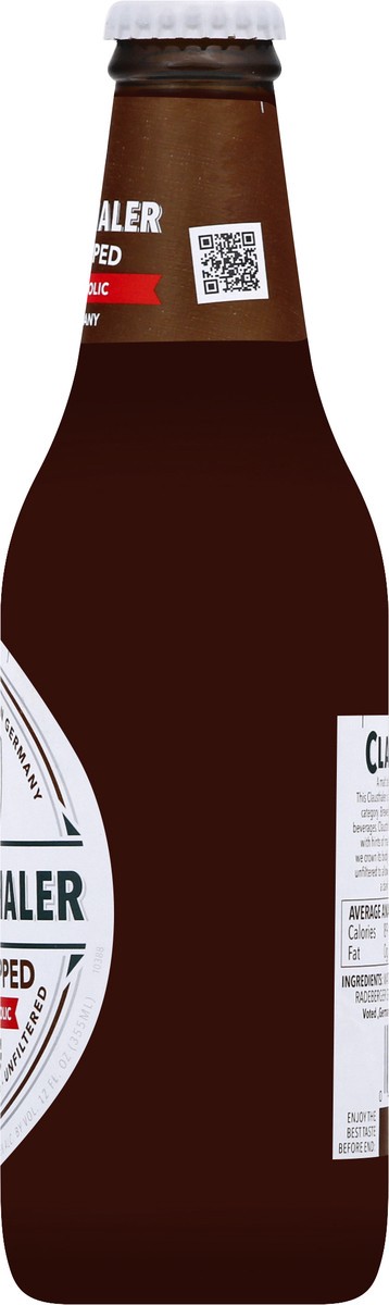 slide 9 of 9, Clausthaler Amber Sing, 12 oz