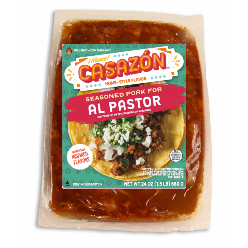 slide 1 of 1, Casazon Seasoned Pork for Al Pastor, 24 oz, 24 oz