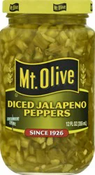 Mt. Olive Diced Jalapeno Peppers - 12 fl oz jar
