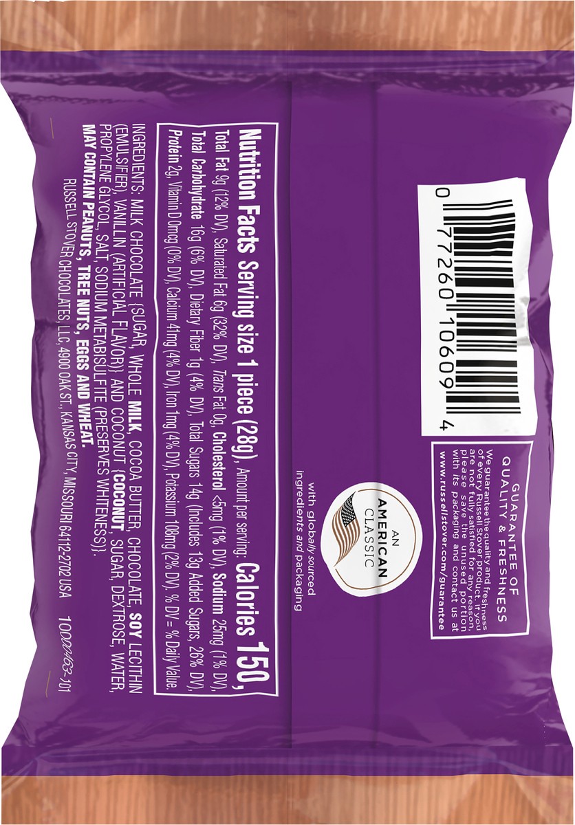 slide 6 of 7, Russell Stover Coconut Nest Pumpkin IC, 1 oz