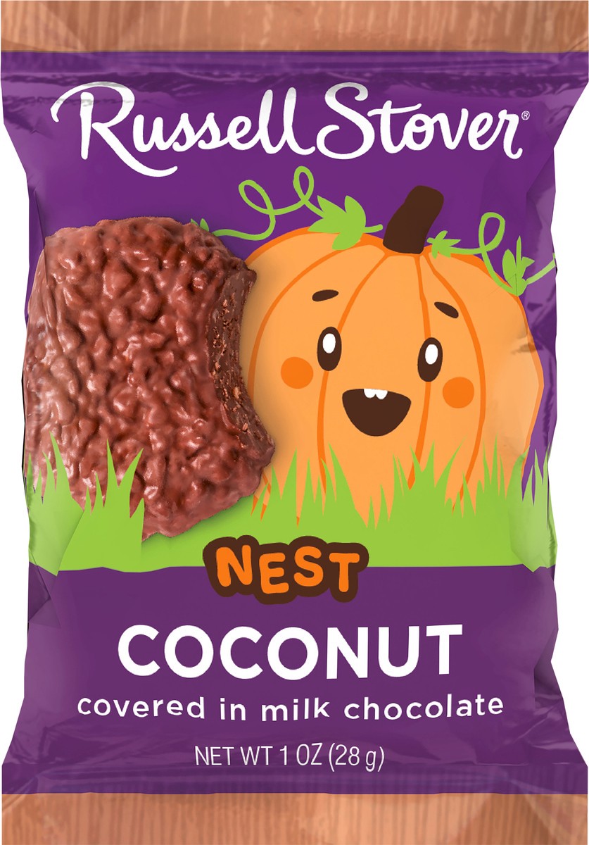 slide 7 of 7, Russell Stover Coconut Nest Pumpkin IC, 1 oz