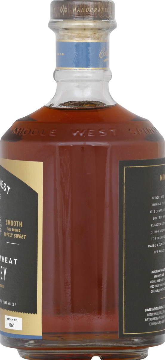 slide 5 of 9, Middle West Spirits Whiskey, Straight Wheat, 750 ml