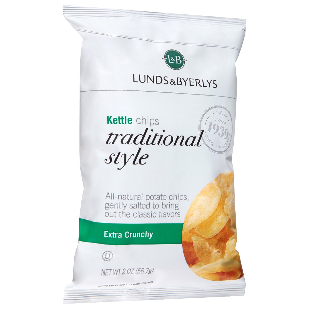 slide 3 of 9, Lunds & Byerlys Extra Crunchy Traditional Style Kettle Chips 2 oz, 2 oz