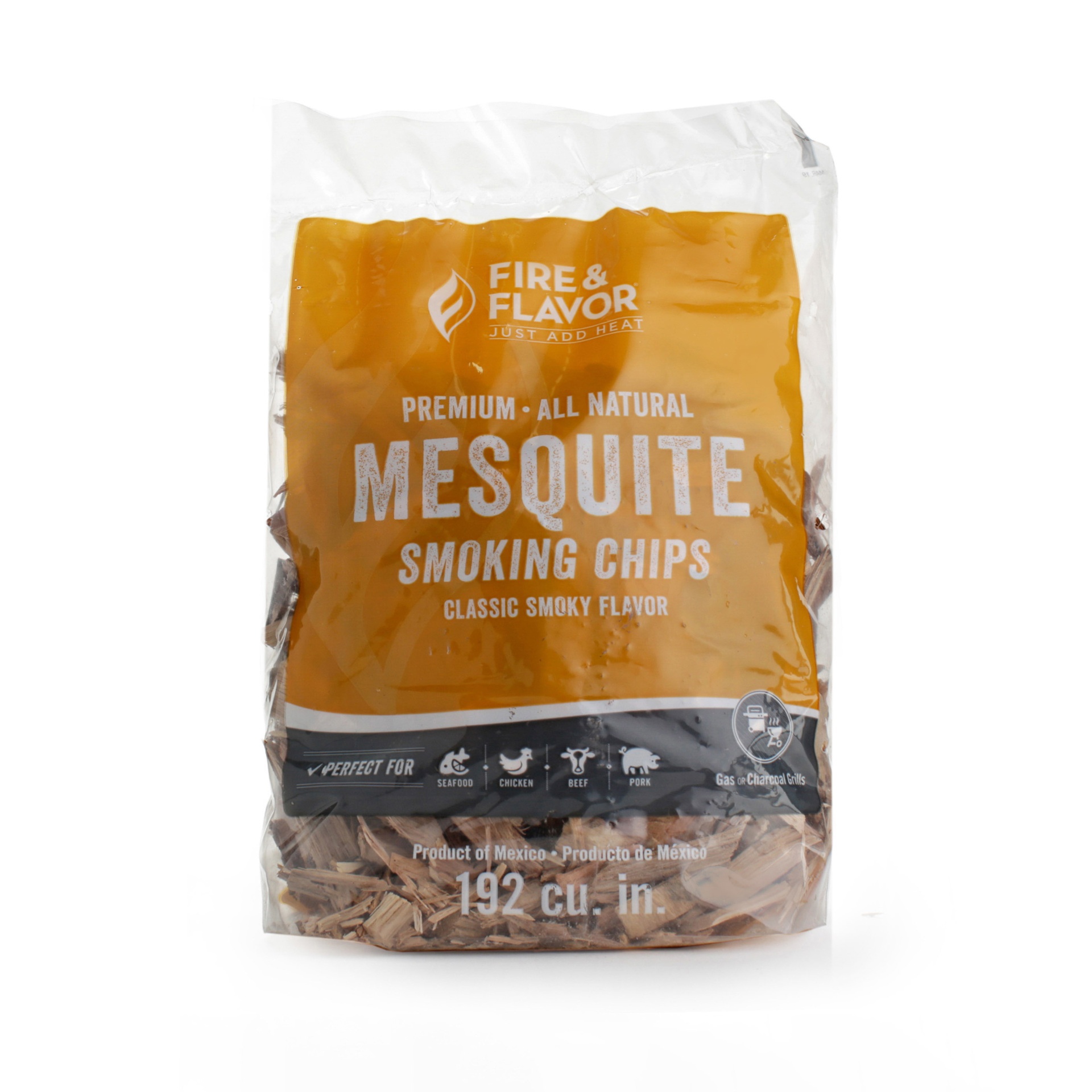 slide 1 of 1, Fire & Flavor Mesquite Chips, 2 lb