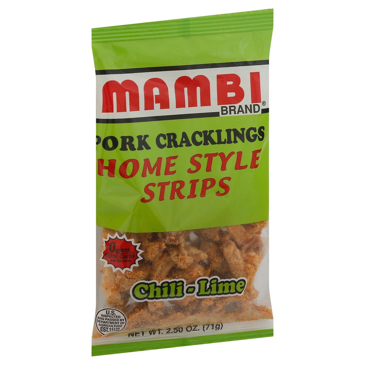 slide 8 of 11, Mambi Chili-Lime Pork Crackling, 2.5 oz