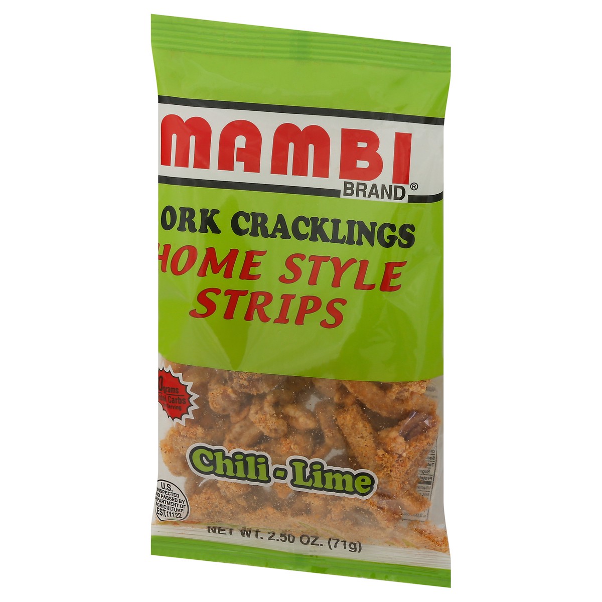 slide 9 of 11, Mambi Chili-Lime Pork Crackling, 2.5 oz